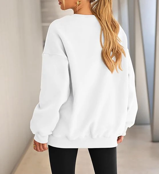 Plus Size Solid Color Sweatshirt, Casual Long Sleeve Crew Neck Pullover Sweatshirt, Women’s Plus Size Clothing Plus Size Solid Color Sweatshirt, Casual Long Sleeve Crew Neck Pullover Sweatshirt, Women's Plus Size Clothing