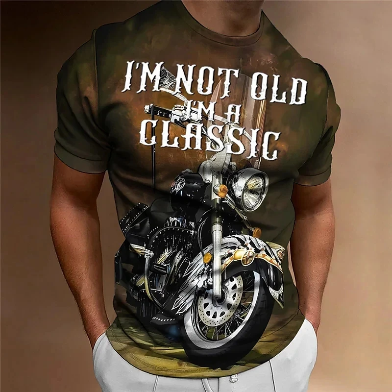 Motorcycle graphic t-shirt color options