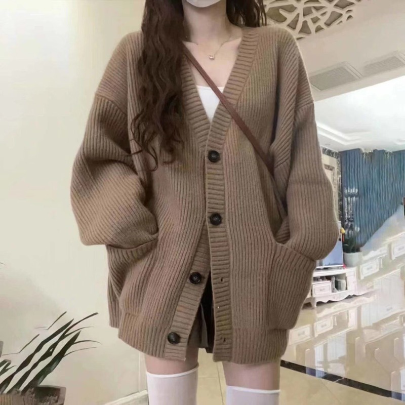 Long sleeve cardigan sweater for women