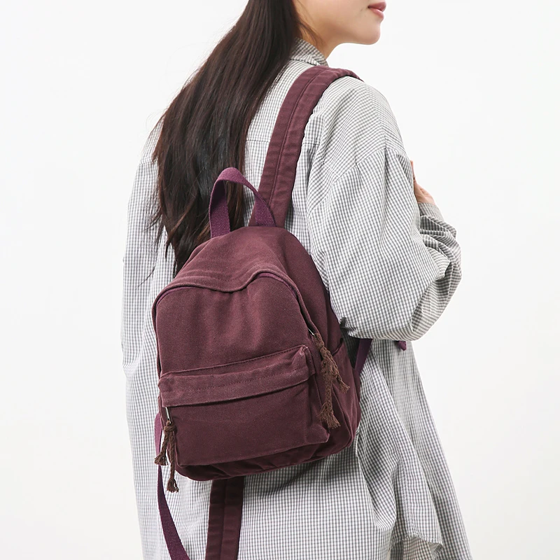 100% Cotton Small Backpacks Women Solid Canvas Little Leisure Or Travel Bags Cute Cloth Child School Bags Shoulder Green Package 100% Cotton Small Backpacks Women Solid Canvas Little Leisure Or Travel Bags Cute Cloth Child School Bags Shoulder Green Package