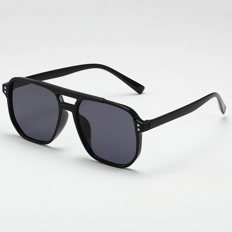 Vintage big square sunglasses lens color options