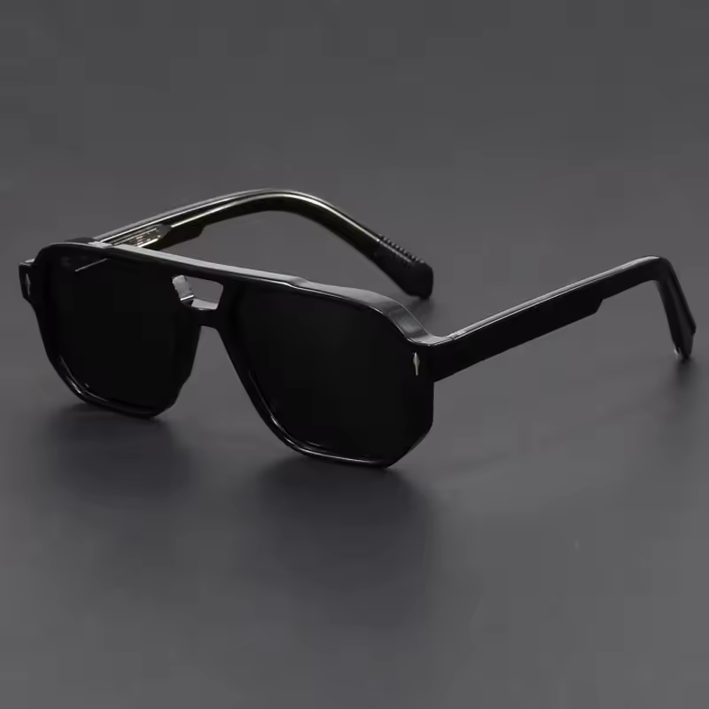 Vintage pilot square sunglasses colorway