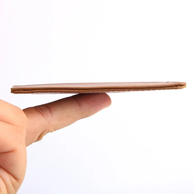 Genuine leather multi card wallet front view