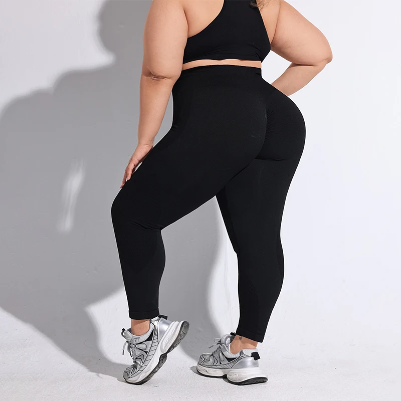 2025 Plus Size High Waist Yoga Pants Women Color Block Butt Liftting Seamless Full Length Contrast Workout Fashion Leggings 2025 Plus Size High Waist Yoga Pants Women Color Block Butt Liftting Seamless Full Length Contrast Workout Fashion Leggings