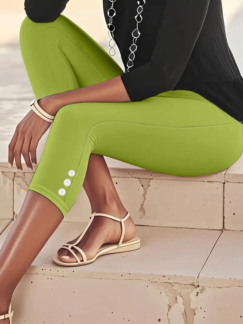 Plus size sports leggings fabric close up