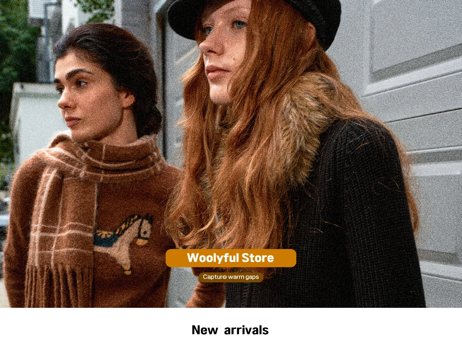 Wool knitted scarf hat gloves set gift box