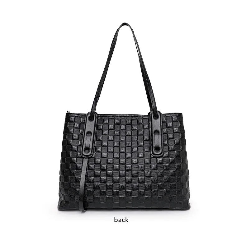 Women's Genuine Leather Tote Bag Large Capacity Printed Cowhide Shoulder Handbag Stylish Casual Top-Handle Bag for Everyday Use Women's Genuine Leather Tote Bag Large Capacity Printed Cowhide Shoulder Handbag Stylish Casual Top-Handle Bag for Everyday Use