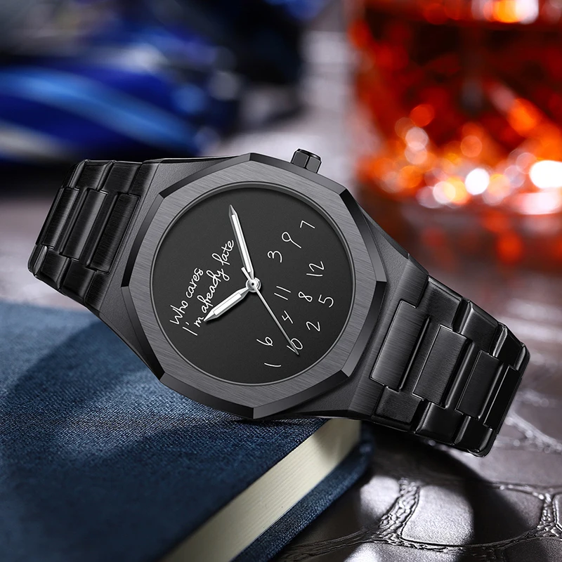 Waterproof mens watch lifestyle photo