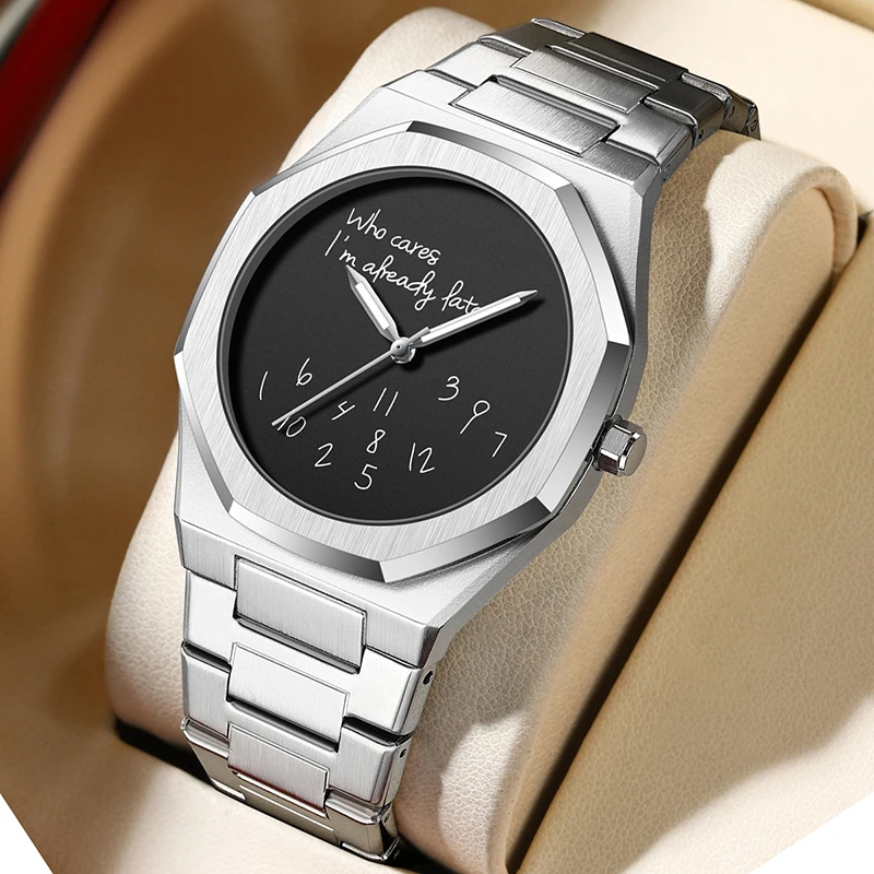 Fashion Luxurious Exquisite Elegant Men’s Watch Classic Business Casual Arabic Digital Steel Strip Waterproof Noctilucent Watch Fashion Luxurious Exquisite Elegant Men's Watch Classic Business Casual Arabic Digital Steel Strip Waterproof Noctilucent Watch