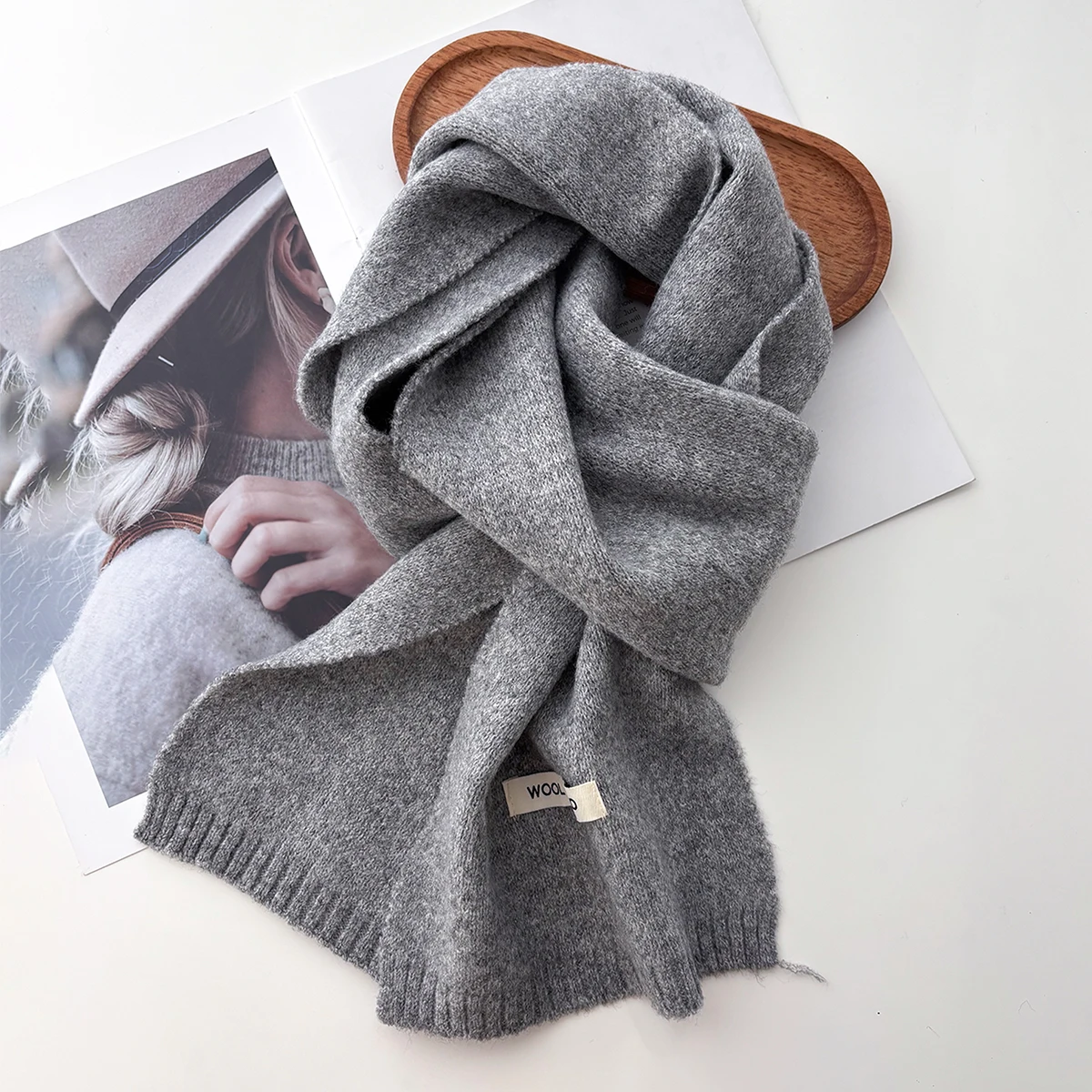 Faux Cashmere Winter Scarf for Women unisex design