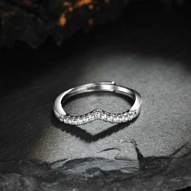 925 Sterling Silver Ring Shining Zircon for Women Wedding Jewelry Silver Bands Fine Fashion Gift Party High Quality Ring 925 Sterling Silver Ring Shining Zircon for Women Wedding Jewelry Silver Bands Fine Fashion Gift Party High Quality Ring