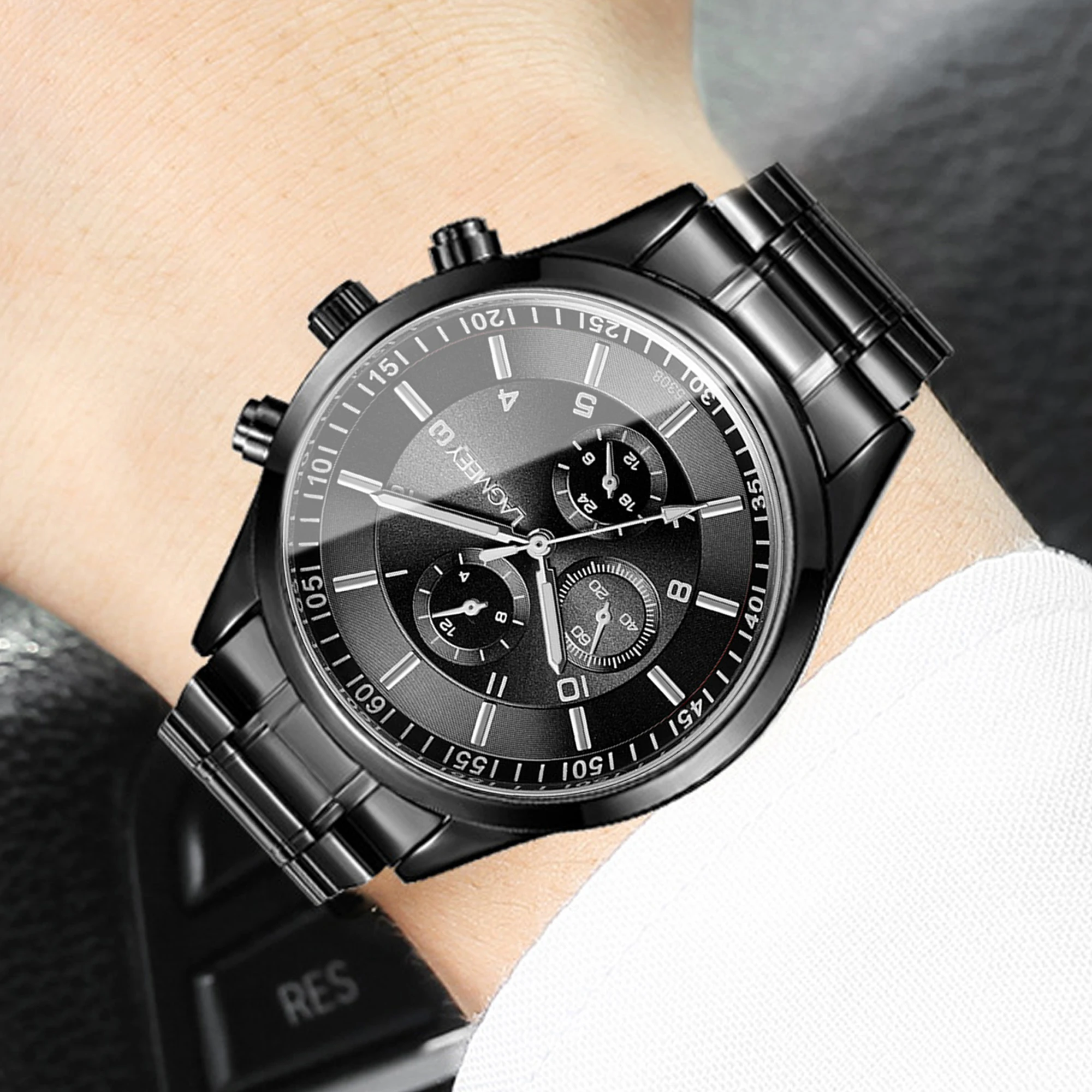 BINBOND Stainless Steel Strap Durable Quartz Watch For Men Luxury Luminous Waterproof Precise Business Men’s Watch Casual Reloj BINBOND Stainless Steel Strap Durable Quartz Watch For Men Luxury Luminous Waterproof Precise Business Men's Watch Casual Reloj