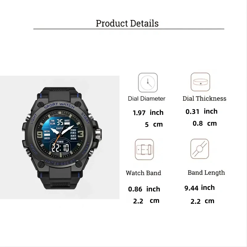New high-end luxury men’s and young students’ quartz electronic dual movement night light multifunctional steel alloy New high-end luxury men's and young students' quartz electronic dual movement night light multifunctional steel alloy