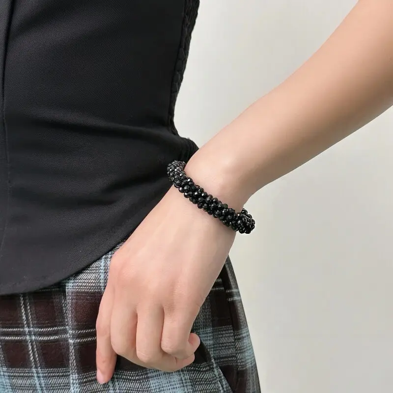 LOVBEAFAS Boho Elastic Bracelets & Bangles For Women Vintage Stretch Bohemian Femme Crystal Glass Beads Bracelets Party Jewelry LOVBEAFAS Boho Elastic Bracelets & Bangles For Women Vintage Stretch Bohemian Femme Crystal Glass Beads Bracelets Party Jewelry