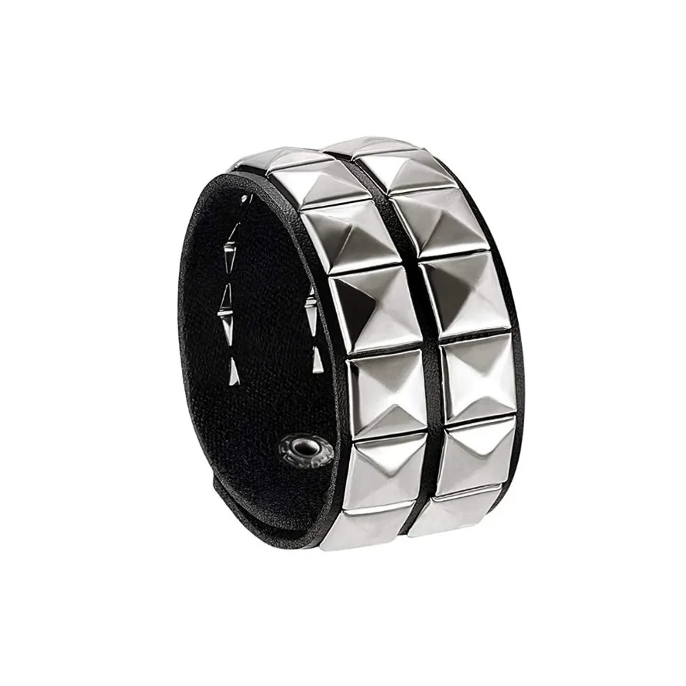 New Punk Nail Bracelet Rivets Casual Couple Bracelet Hip-Hop Gothic Party New Year’s Christmas Valentine’s Day Birthday Gifts New Punk Nail Bracelet Rivets Casual Couple Bracelet Hip-Hop Gothic Party New Year's Christmas Valentine's Day Birthday Gifts