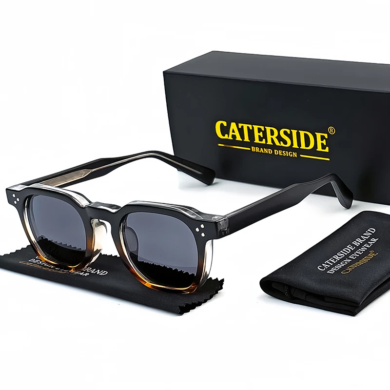 Caterside square frame sunglasses in black