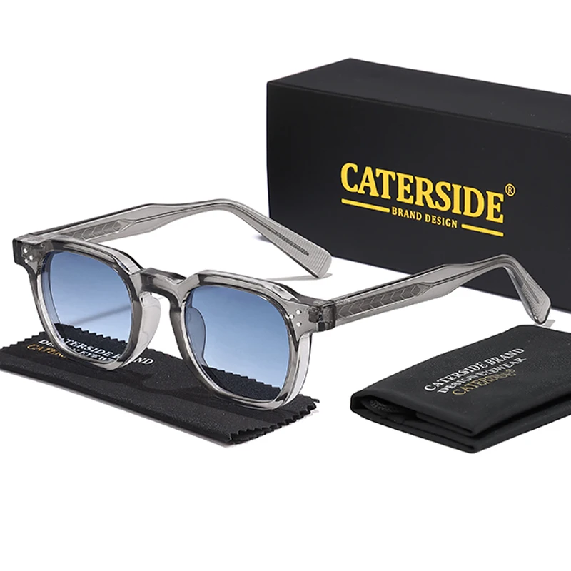 CATERSIDE Fashion Men Sunglasses Small Frame Square Personalized Design Sun Glasses Women Travel Party Business Festival Gift CATERSIDE Fashion Men Sunglasses Small Frame Square Personalized Design Sun Glasses Women Travel Party Business Festival Gift