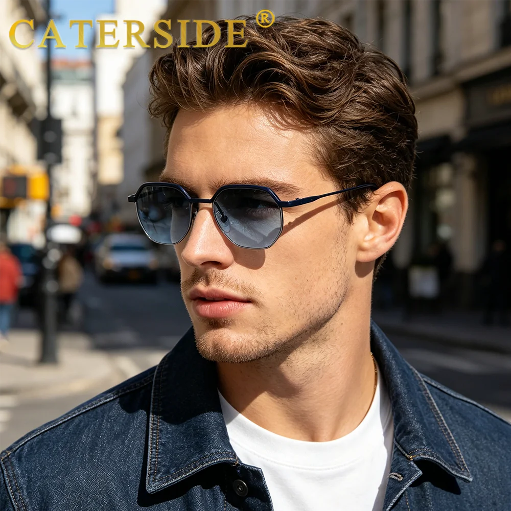 Caterside New Retro Small Frame Sunglasses Men’s Polygonal Lenses Sun Glasses Women Business Travel Party Eyewear Summer Style Caterside New Retro Small Frame Sunglasses Men's Polygonal Lenses Sun Glasses Women Business Travel Party Eyewear Summer Style