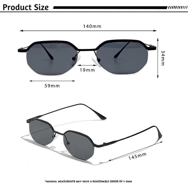 Caterside New Retro Small Frame Sunglasses Men’s Polygonal Lenses Sun Glasses Women Business Travel Party Eyewear Summer Style Caterside New Retro Small Frame Sunglasses Men's Polygonal Lenses Sun Glasses Women Business Travel Party Eyewear Summer Style