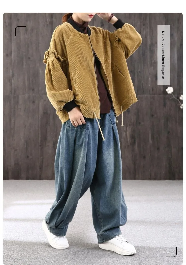 Summer Loose Large Size Harem Jeans Women's plus Size Carrot Pants Casual Lantern Pants Trendy Sle Mom Jeans High Waist Summer Loose Large Size Harem Jeans Women's plus Size Carrot Pants Casual Lantern Pants Trendy Sle Mom Jeans High Waist