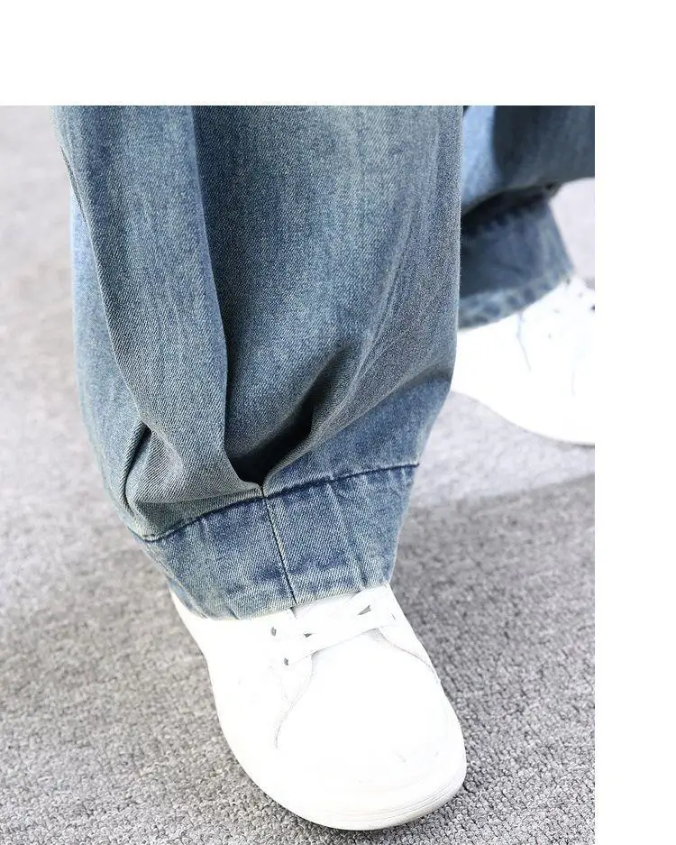 Summer Loose Large Size Harem Jeans Women's plus Size Carrot Pants Casual Lantern Pants Trendy Sle Mom Jeans High Waist Summer Loose Large Size Harem Jeans Women's plus Size Carrot Pants Casual Lantern Pants Trendy Sle Mom Jeans High Waist