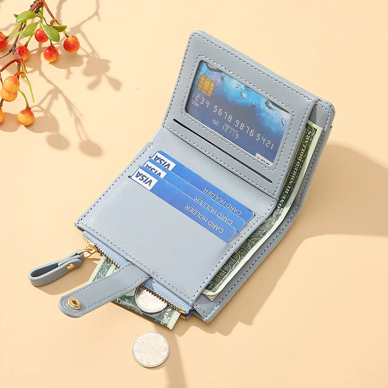Women Short Wallet Small Fashion Luxury Brand Leather Purse Ladies Card Bag for Women Clutch Female Purse Money Clip Wallet 2023 Women Short Wallet Small Fashion Luxury Brand Leather Purse Ladies Card Bag for Women Clutch Female Purse Money Clip Wallet 2023