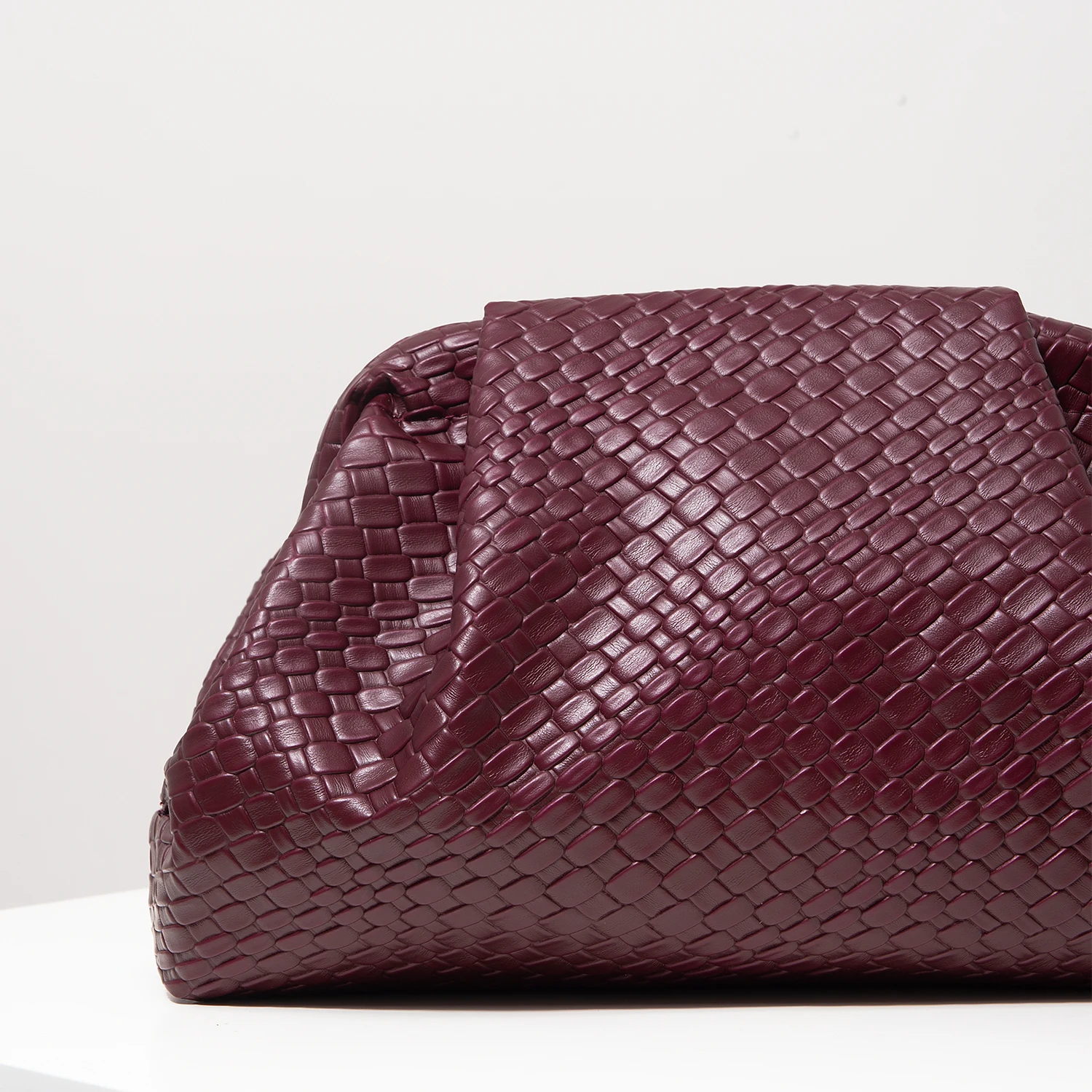 Vintage Artificial Leather Woven Pattern Clutch Bag,Burgundy Bag,Formal Dresses for Women,Large Capacity Women Purse Vintage Artificial Leather Woven Pattern Clutch Bag,Burgundy Bag,Formal Dresses for Women,Large Capacity Women Purse
