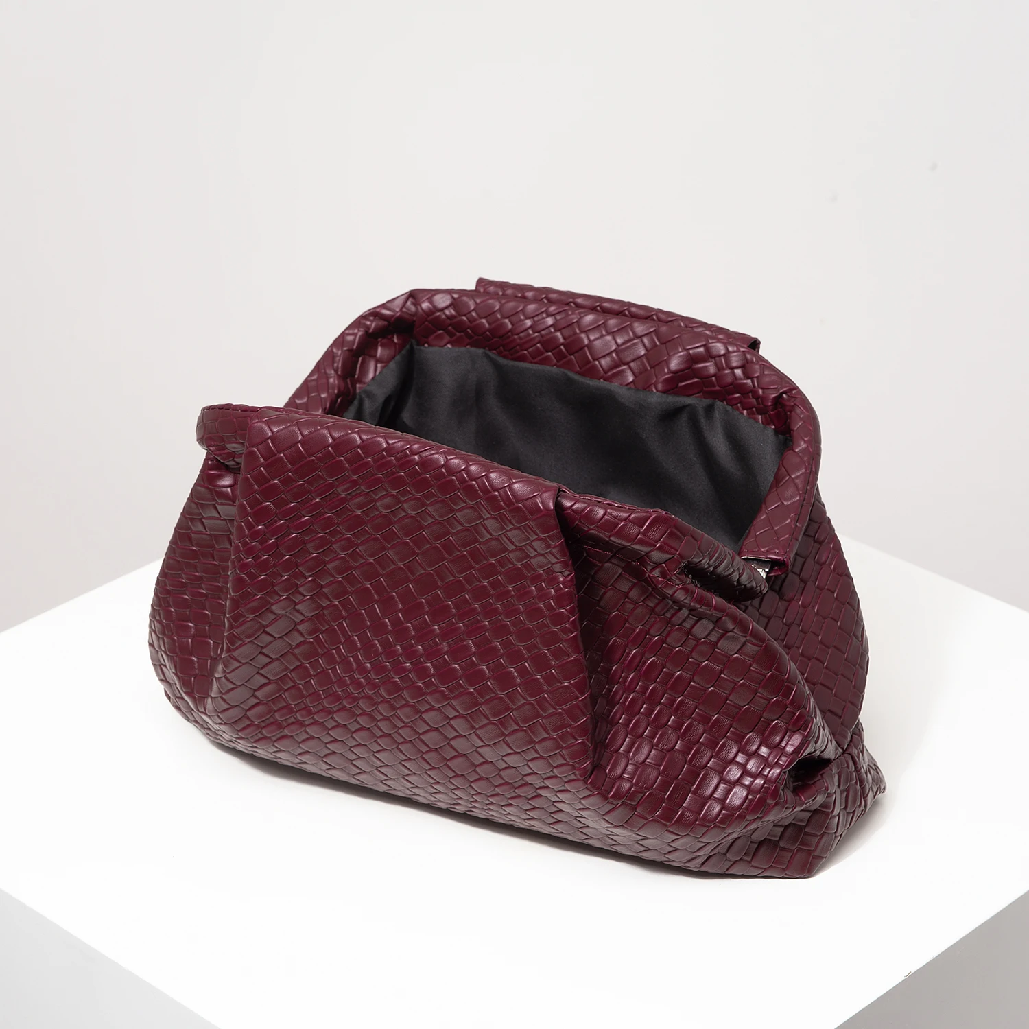 Vintage Artificial Leather Woven Pattern Clutch Bag,Burgundy Bag,Formal Dresses for Women,Large Capacity Women Purse Vintage Artificial Leather Woven Pattern Clutch Bag,Burgundy Bag,Formal Dresses for Women,Large Capacity Women Purse
