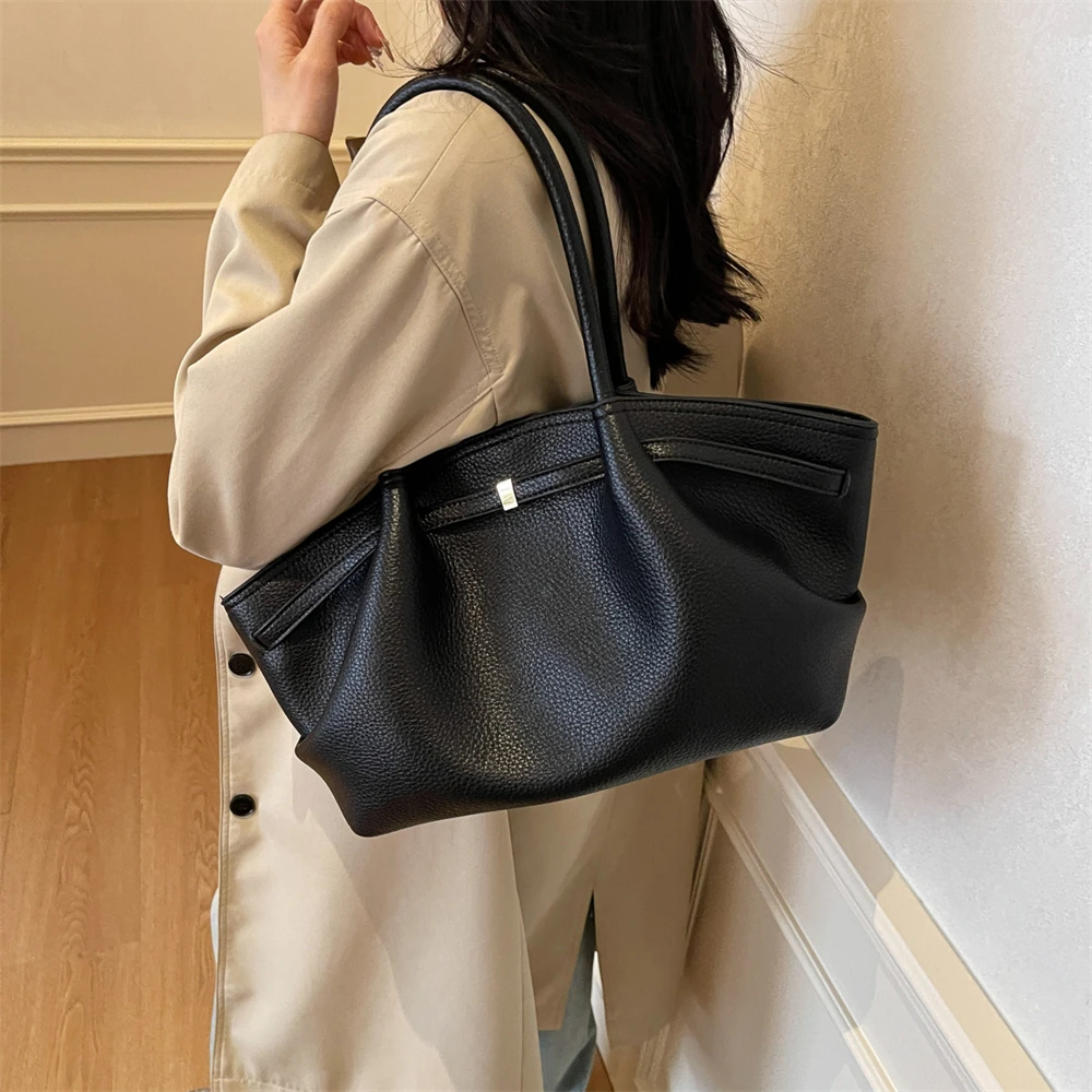 Burgundy tote bag soft leather texture