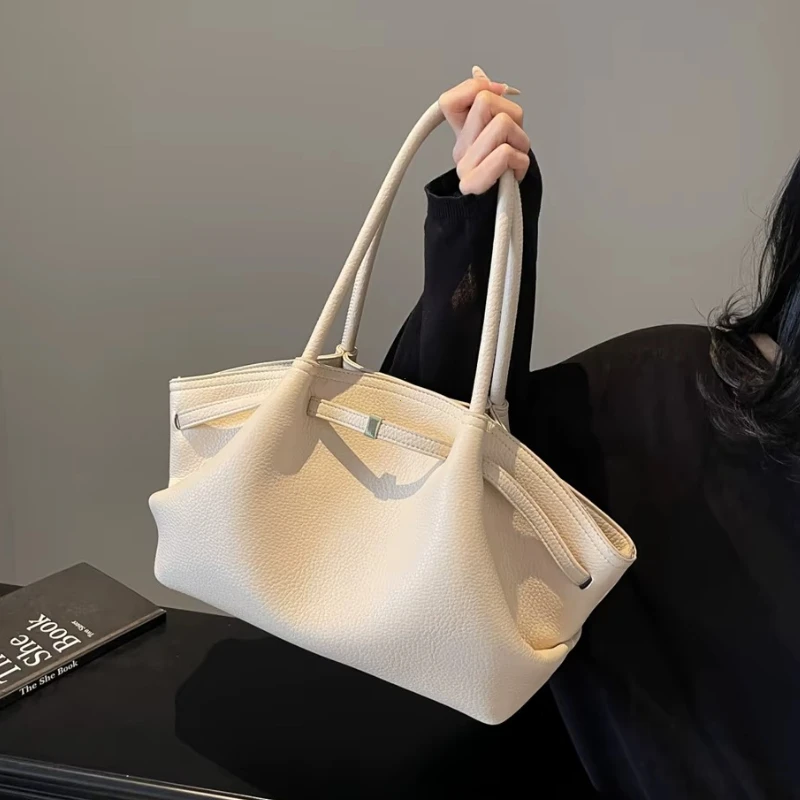 2026 New Lychee Pattern Underarm Shoulder Bags For Women Soft PU Leather Large Capacity Mini Tote Bag Luxury Designer Handbags 2026 New Lychee Pattern Underarm Shoulder Bags For Women Soft PU Leather Large Capacity Mini Tote Bag Luxury Designer Handbags