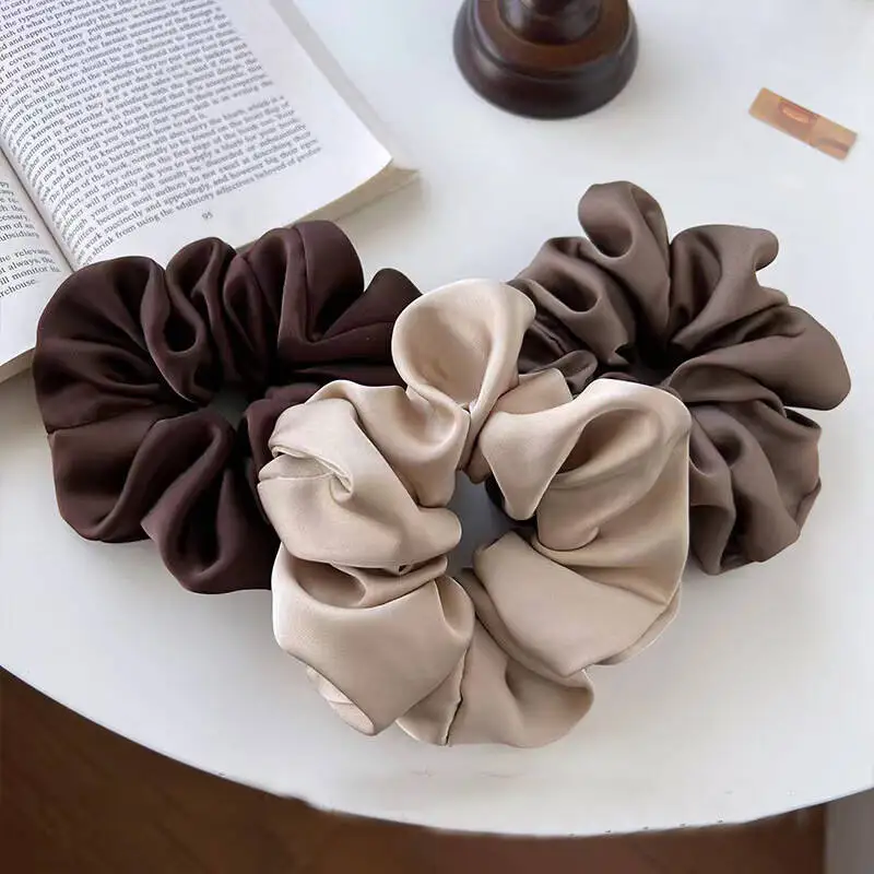 Korean style ponytail holder scrunchie