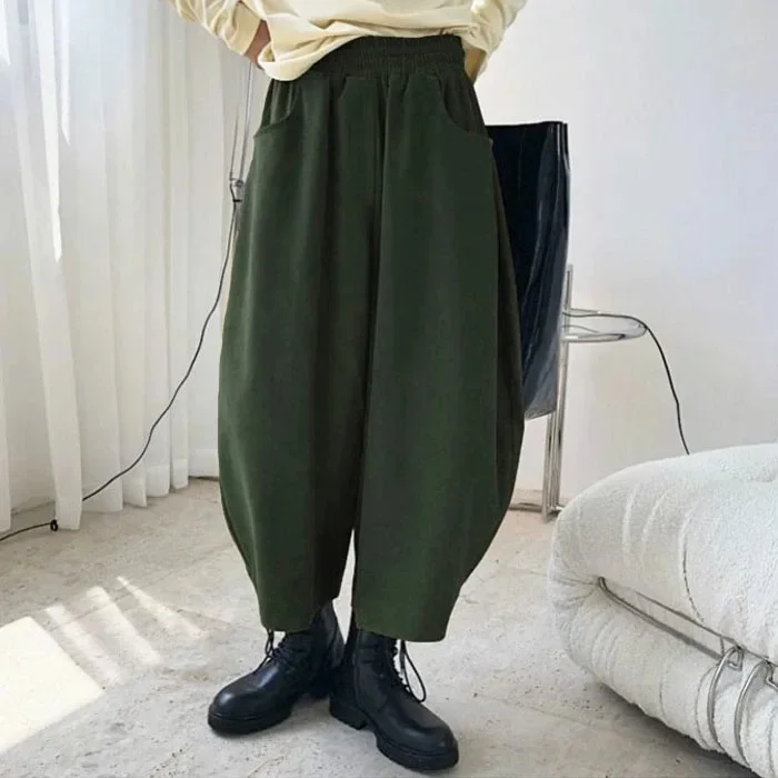 harem pants for women in green