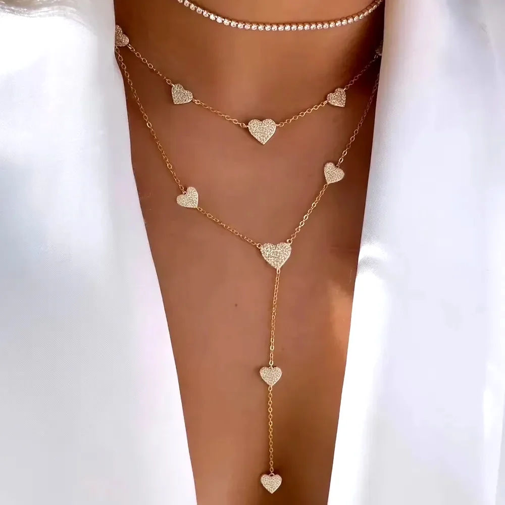 2025 New High Quality Micro Pave White CZ Heart Charm Link Chain Necklace Minimal Delicate Lover Girlfriend Fashion Jewelry Jewelry & Watches Rings 2025 New High Quality Micro Pave White CZ Heart Charm Link Chain Necklace Minimal Delicate Lover Girlfriend Fashion Jewelry Jewelry & Watches Rings KDBazar