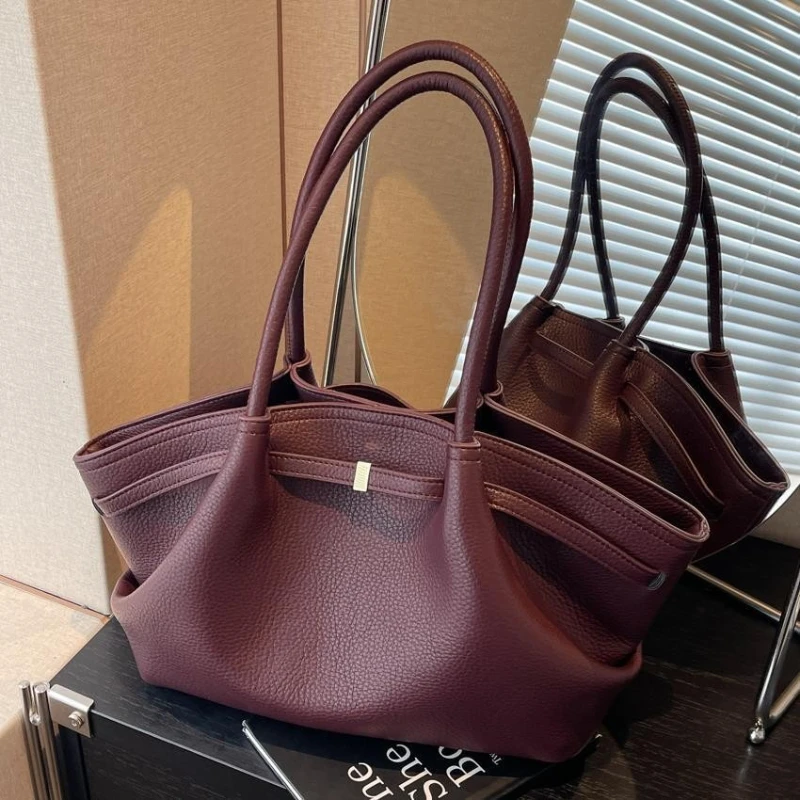 2026 New Lychee Pattern Underarm Shoulder Bags For Women Soft PU Leather Large Capacity Mini Tote Bag Luxury Designer Handbags Bags & Accessories Burgundy Bags handbags and purses 2026 New Lychee Pattern Underarm Shoulder Bags For Women Soft PU Leather Large Capacity Mini Tote Bag Luxury Designer Handbags Bags & Accessories Burgundy Bags handbags and purses KDBazar