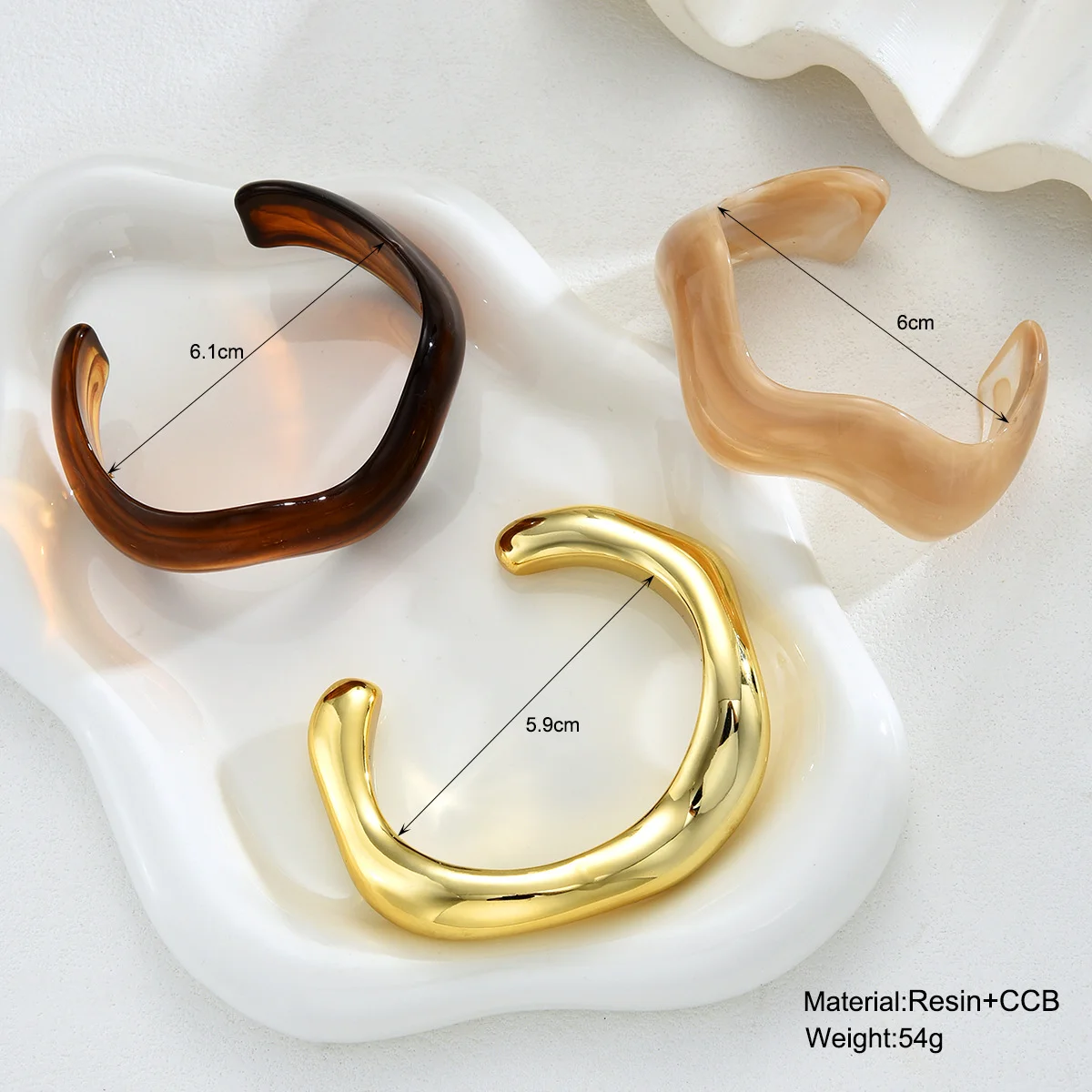 3Pcs Irregular Wavy Cuff Bangle Set For Women Resin Chunky Wave Bracelets Minimalist Stackable Wristband Trendy Jewelry Gift New Bracelets and Bangles Jewelry & Watches 3Pcs Irregular Wavy Cuff Bangle Set For Women Resin Chunky Wave Bracelets Minimalist Stackable Wristband Trendy Jewelry Gift New Bracelets and Bangles Jewelry & Watches KDBazar