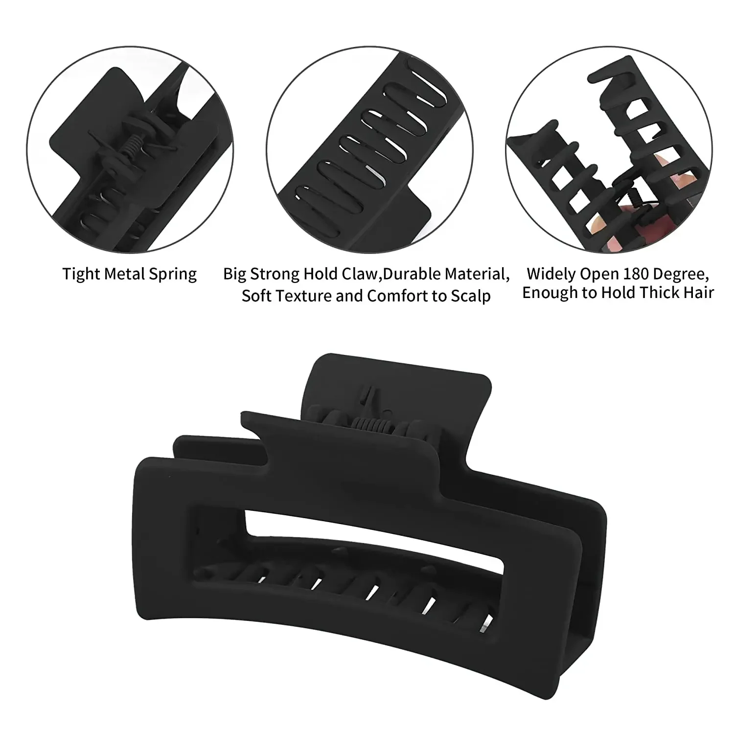 4Pcs/Set Women Girls Claw Clips Coffee Black Hair Claw Nonslip Crab Hairpins Barrette Fashion Hair Accessories Gifts 4Pcs/Set Women Girls Claw Clips Coffee Black Hair Claw Nonslip Crab Hairpins Barrette Fashion Hair Accessories Gifts KDBazar