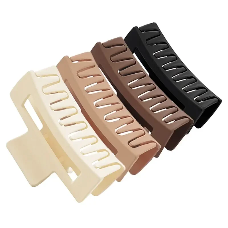 4Pcs/Set Women Girls Claw Clips Coffee Black Hair Claw Nonslip Crab Hairpins Barrette Fashion Hair Accessories Gifts 4Pcs/Set Women Girls Claw Clips Coffee Black Hair Claw Nonslip Crab Hairpins Barrette Fashion Hair Accessories Gifts KDBazar