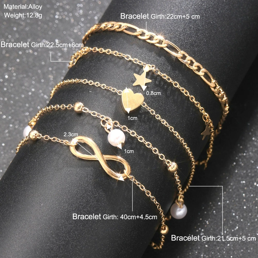 5pcs Boho Summer Beach 8 Infinite Charm Anklet Set Women Chain on Leg Pearl Butterfly Star Heart Pendant Anklet Vintage Jewelry Anklet Jewelry Jewelry & Watches 5pcs Boho Summer Beach 8 Infinite Charm Anklet Set Women Chain on Leg Pearl Butterfly Star Heart Pendant Anklet Vintage Jewelry Anklet Jewelry Jewelry & Watches KDBazar