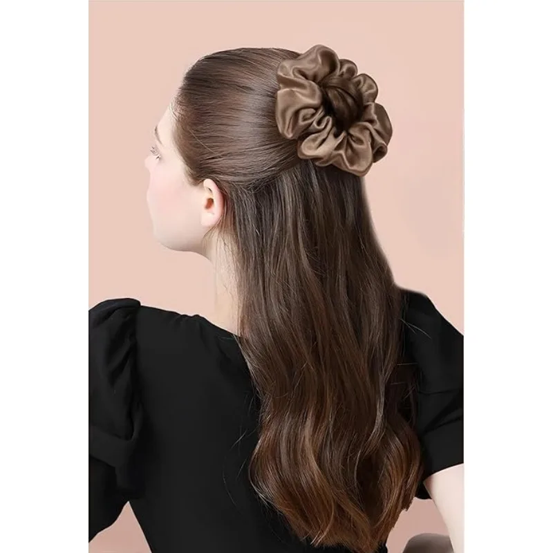 Large scrunchie hair ties for women