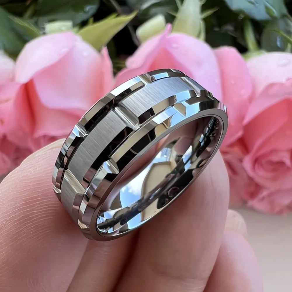 8MM Simple Silver Color Matte Men’s Jewelry Groove Stainless Steel Rings Women Wedding Band Party Jewelry Steel Ring Dropship Jewelry & Watches Rings 8MM Simple Silver Color Matte Men's Jewelry Groove Stainless Steel Rings Women Wedding Band Party Jewelry Steel Ring Dropship Jewelry & Watches Rings KDBazar