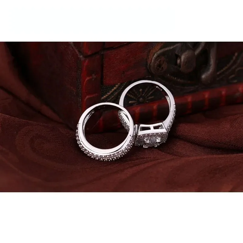 925 Sterling Silver Color Engagement Ring Romantic Fashion Jewelry Cubic Zircon Bezel Set Decoration for Women Girls Wholesale Jewelry & Watches Rings 925 Sterling Silver Color Engagement Ring Romantic Fashion Jewelry Cubic Zircon Bezel Set Decoration for Women Girls Wholesale Jewelry & Watches Rings KDBazar