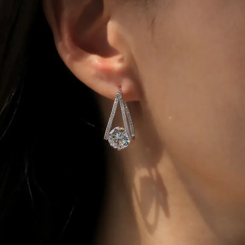 925 Sterling Silver Hoop Earrings for Women Fashion Contracted Design Crystal CZ Earrings Temperament Female Jewelry Earrings Jewelry & Watches 925 Sterling Silver Hoop Earrings for Women Fashion Contracted Design Crystal CZ Earrings Temperament Female Jewelry Earrings Jewelry & Watches KDBazar