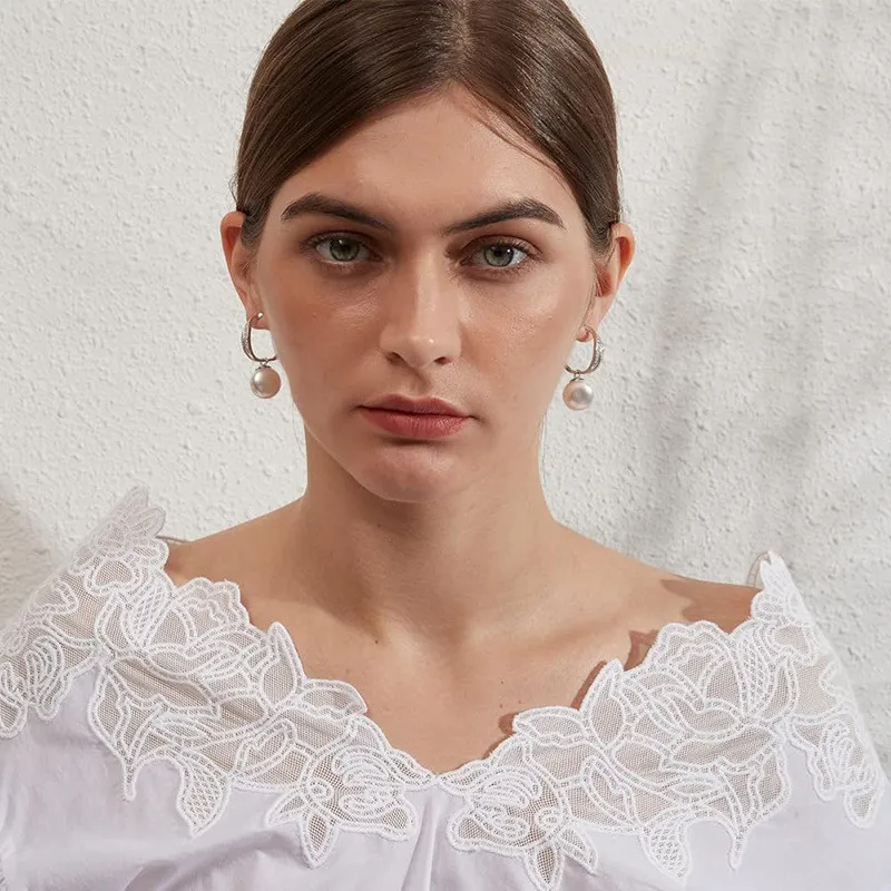 925 Sterling Silver Pearl Hanging Earrings for Bridal Wedding Aesthetic Women’s Dangle Earrings Brilliant CZ Jewelry Clothing & Accessories Hair Accessories Women’s Fashion 925 Sterling Silver Pearl Hanging Earrings for Bridal Wedding Aesthetic Women's Dangle Earrings Brilliant CZ Jewelry Clothing & Accessories Hair Accessories Women's Fashion KDBazar
