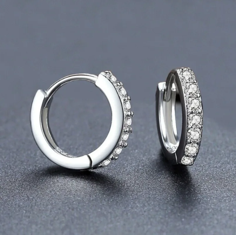 925 Sterling Silver Shining Zircon Earrings for Women Vintage Simple Round Circle Hoop Earrings Designer Party Jewelry Gifts Jewelry & Watches Rings 925 Sterling Silver Shining Zircon Earrings for Women Vintage Simple Round Circle Hoop Earrings Designer Party Jewelry Gifts Jewelry & Watches Rings KDBazar