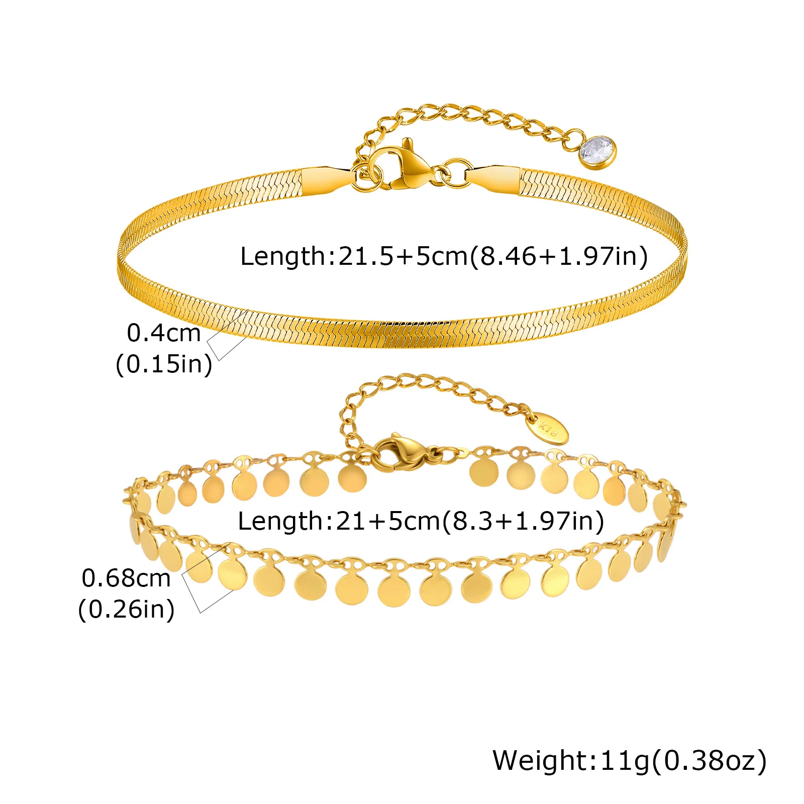 Anklet Set Layered for Women 18K Gold Plated Stainless Steel Flat Snake Chain Round Disk Waterproof Jewelry Anklet Jewelry Jewelry & Watches Anklet Set Layered for Women 18K Gold Plated Stainless Steel Flat Snake Chain Round Disk Waterproof Jewelry Anklet Jewelry Jewelry & Watches KDBazar