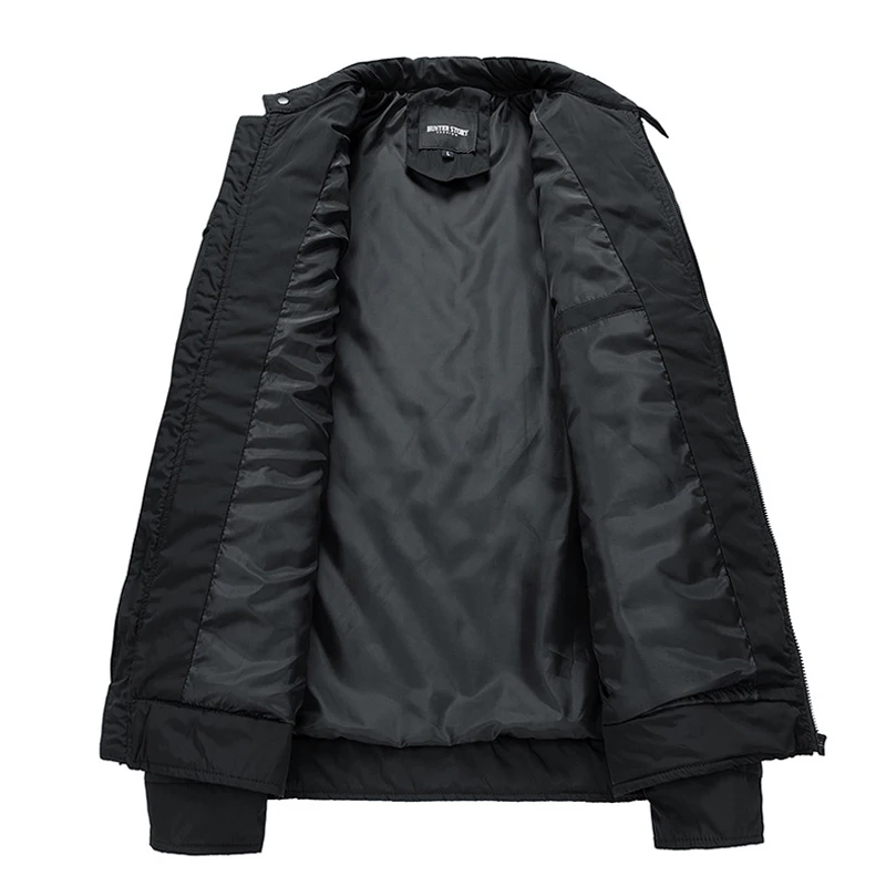 Autumn Winter Men’s Bomber Jackets Fashion Stand Collar Thicken Warm Cotton-Padded Coats Men Retro Slim Fit Windbreaker Jacket Cotton Coat Men’s Coats & Jackets Men’s Fashion Autumn Winter Men's Bomber Jackets Fashion Stand Collar Thicken Warm Cotton-Padded Coats Men Retro Slim Fit Windbreaker Jacket Cotton Coat Men's Coats & Jackets Men's Fashion KDBazar