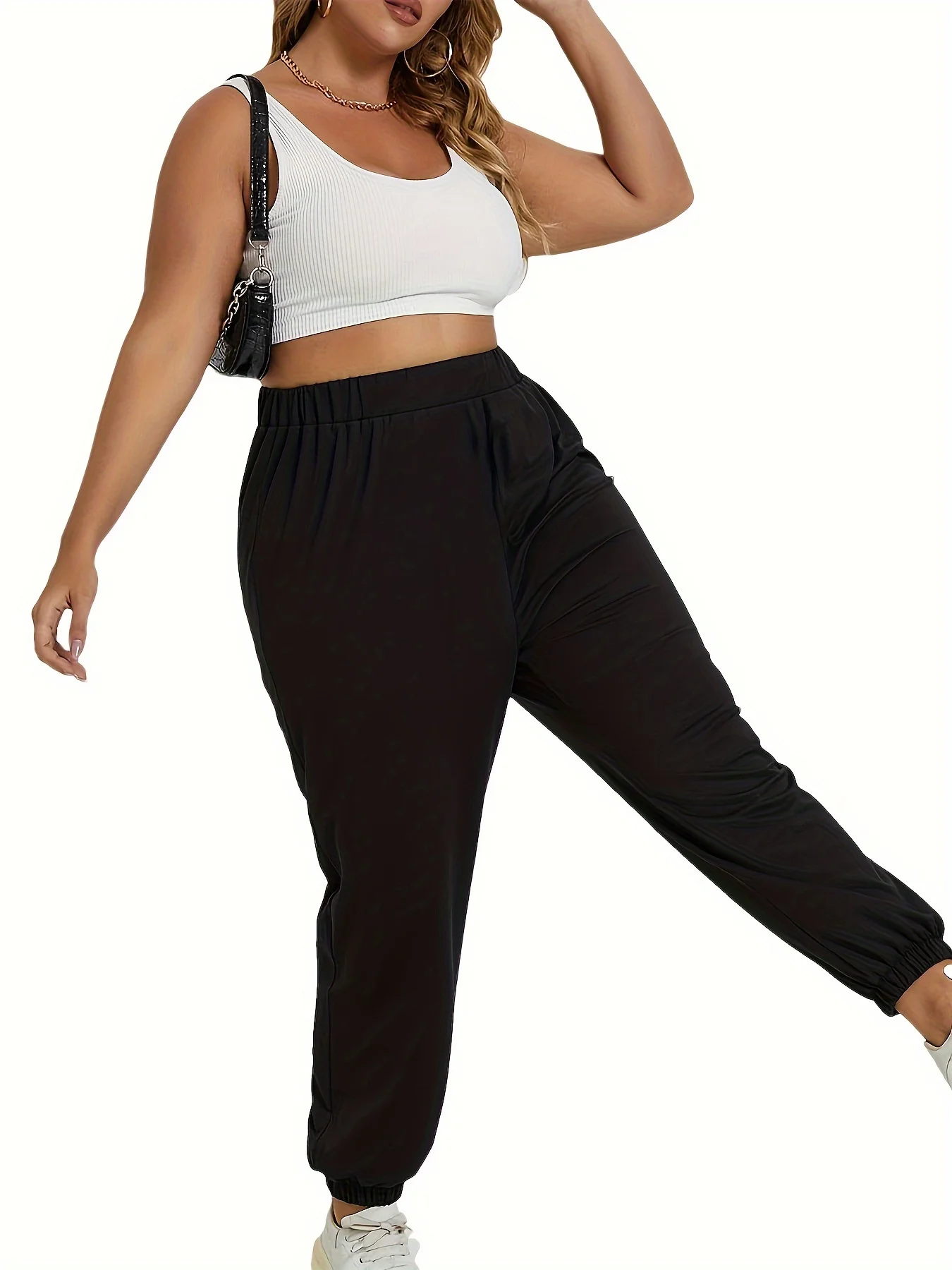 Autumn and winter new women’s plus size knitted fabric casual paragraph leggings Leggings Plus Size Leggings Women’s Fashion Autumn and winter new women's plus size knitted fabric casual paragraph leggings Leggings Plus Size Leggings Women's Fashion KDBazar