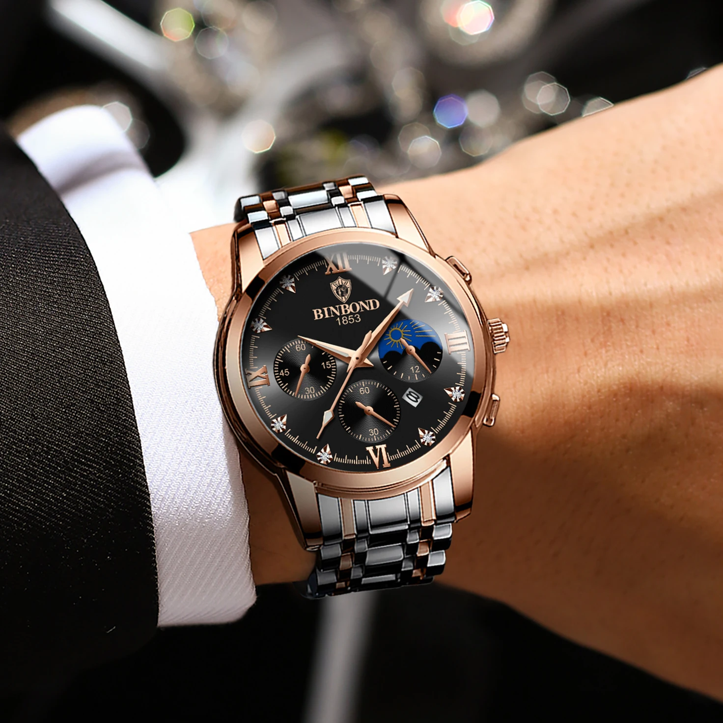 BINBOND Authentic Brand Precise Quartz Watches for Men Luxury Luminous Waterproof Sturdy Men’s Watch Business Casual Reloj Jewelry & Watches Mens Watches BINBOND Authentic Brand Precise Quartz Watches for Men Luxury Luminous Waterproof Sturdy Men's Watch Business Casual Reloj Jewelry & Watches Mens Watches KDBazar