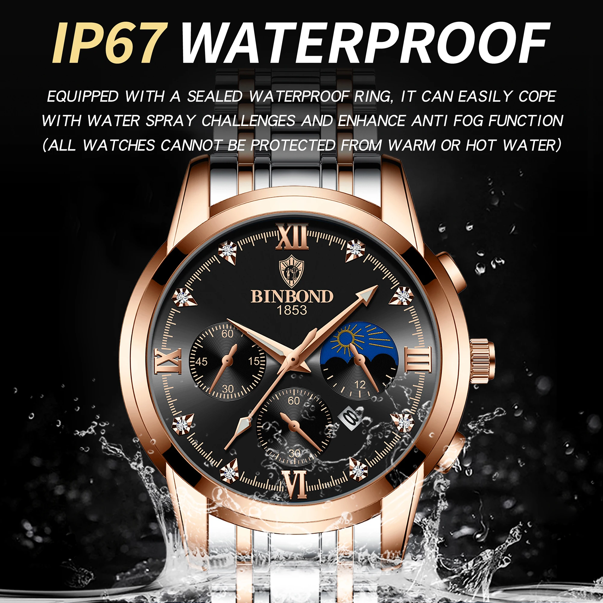 BINBOND Authentic Brand Precise Quartz Watches for Men Luxury Luminous Waterproof Sturdy Men’s Watch Business Casual Reloj Jewelry & Watches Mens Watches BINBOND Authentic Brand Precise Quartz Watches for Men Luxury Luminous Waterproof Sturdy Men's Watch Business Casual Reloj Jewelry & Watches Mens Watches KDBazar