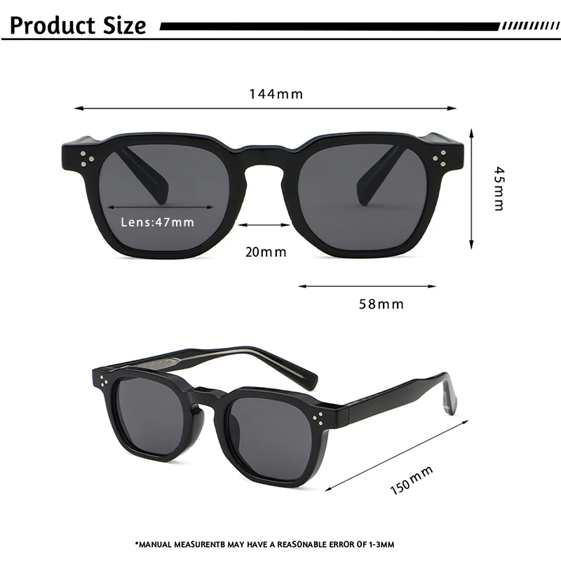 CATERSIDE Fashion Men Sunglasses Small Frame Square Personalized Design Sun Glasses Women Travel Party Business Festival Gift Bags & Accessories Sunglasses Sunglasses for Women CATERSIDE Fashion Men Sunglasses Small Frame Square Personalized Design Sun Glasses Women Travel Party Business Festival Gift Bags & Accessories Sunglasses Sunglasses for Women KDBazar